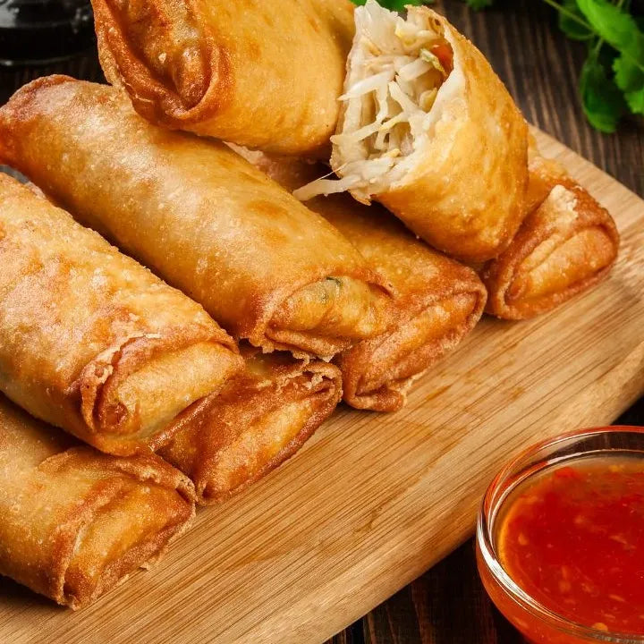 Vegetables/Egg Spring Rolls