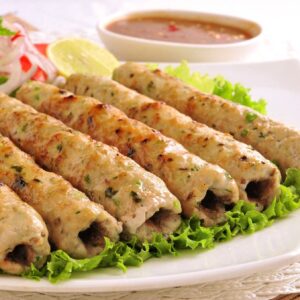 Home chicken seekh kebabs | bbq style